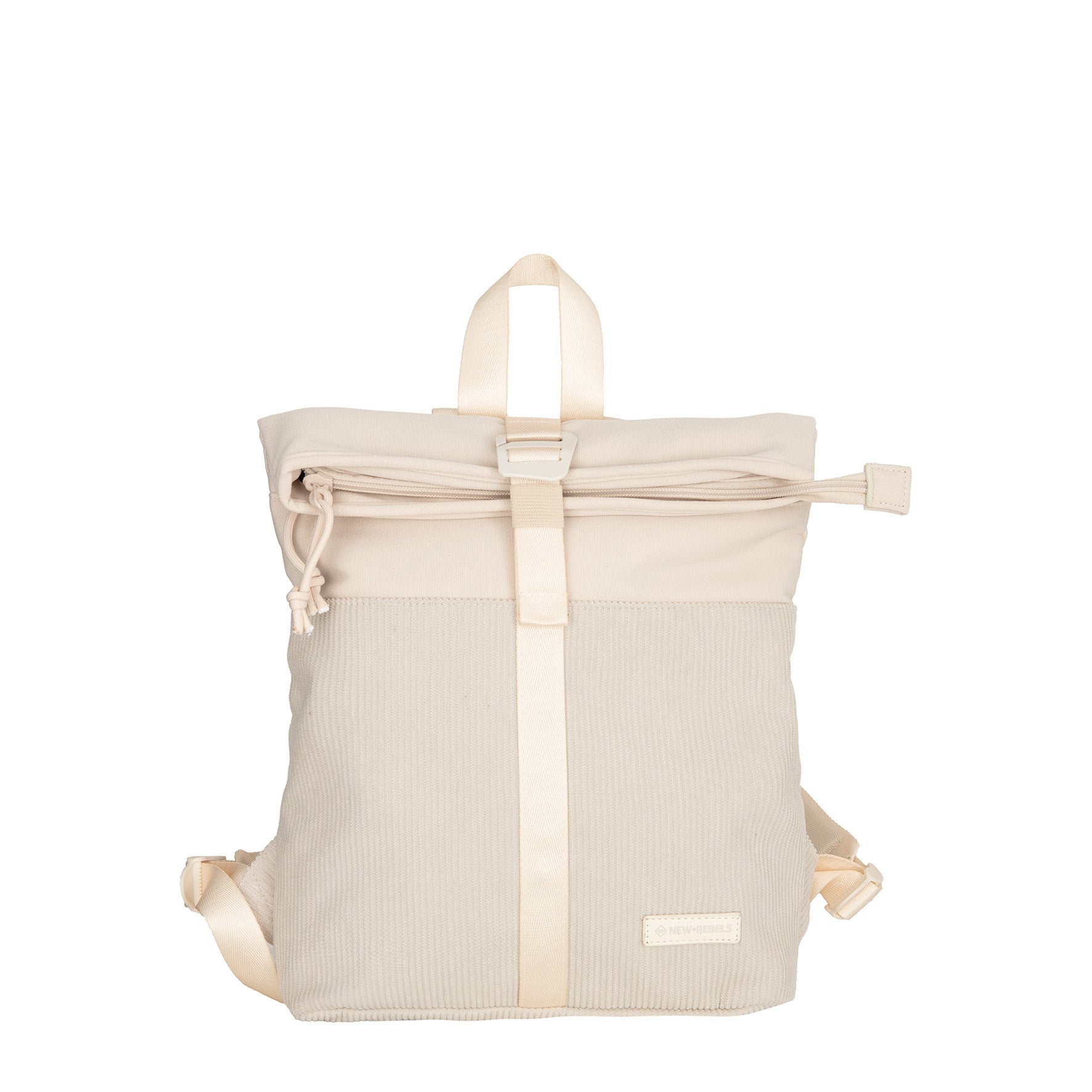 Ribbi Los Angeles Rolltop Backpack mini beige