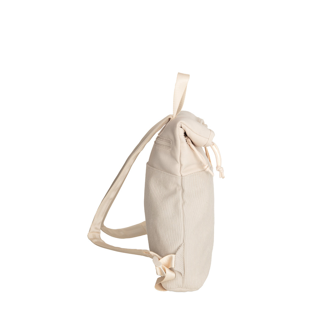 Ribbi Los Angeles Rolltop Backpack mini beige