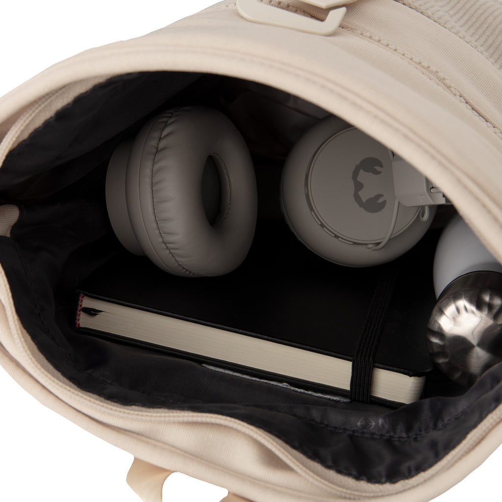 Ribbi Los Angeles Rolltop Backpack mini beige