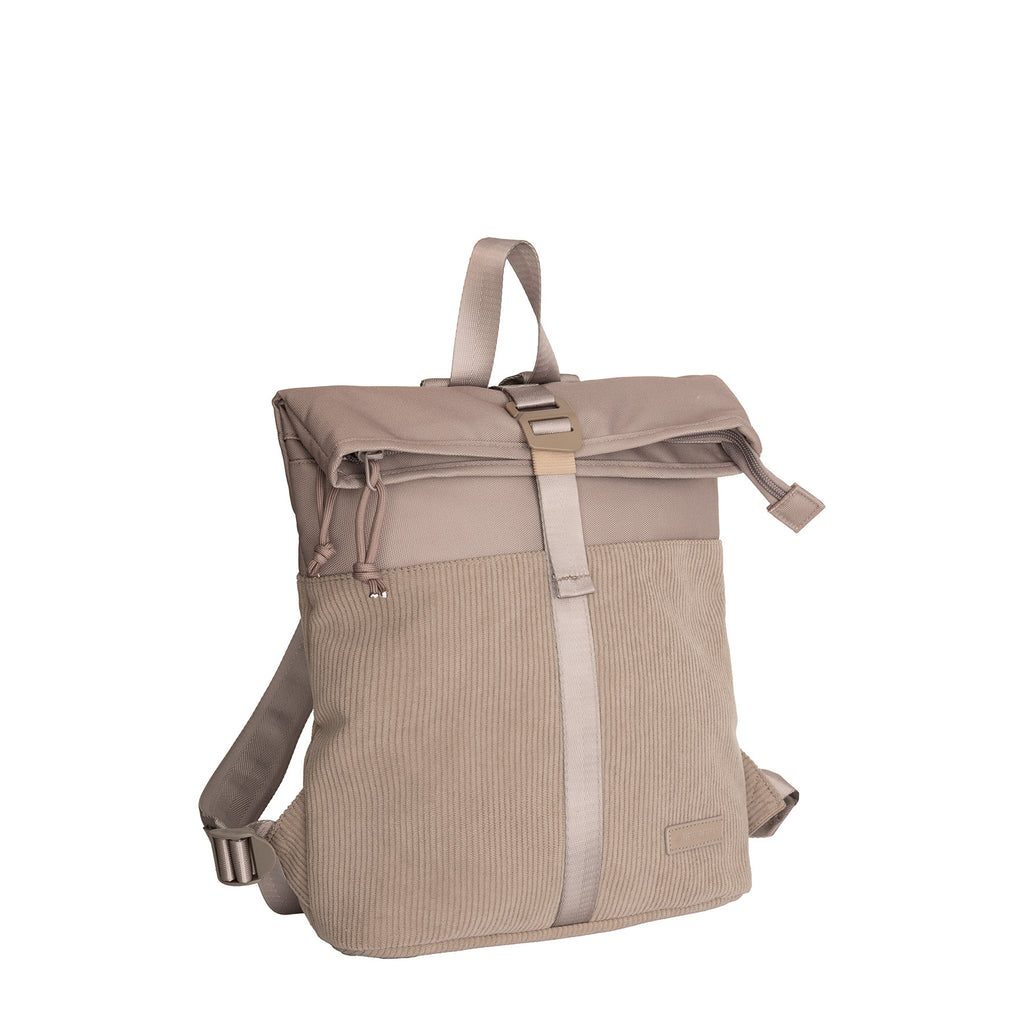 Ribbi Los Angeles Rolltop Backpack mini beige