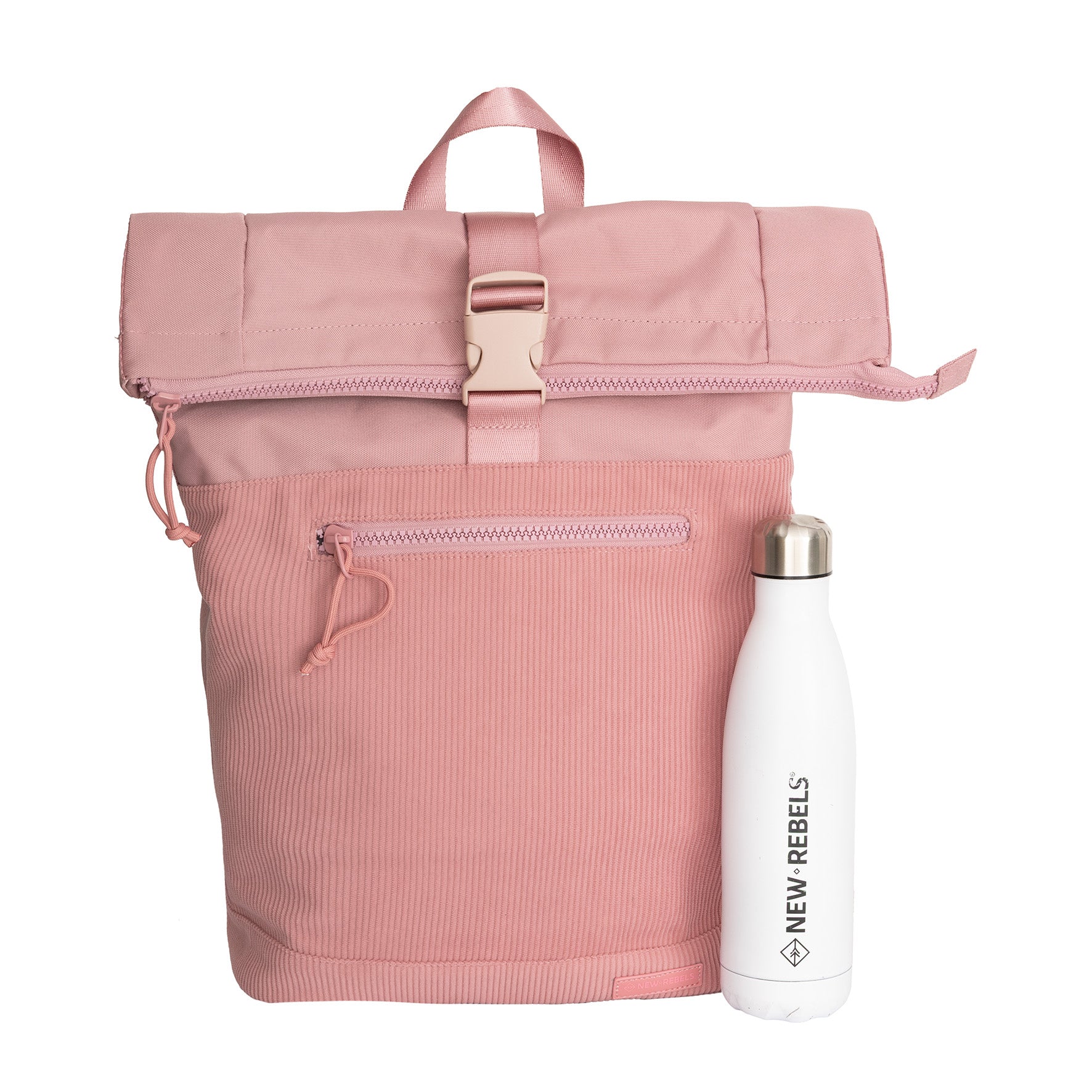 Ribbi New York Rolltop Backpack old pink