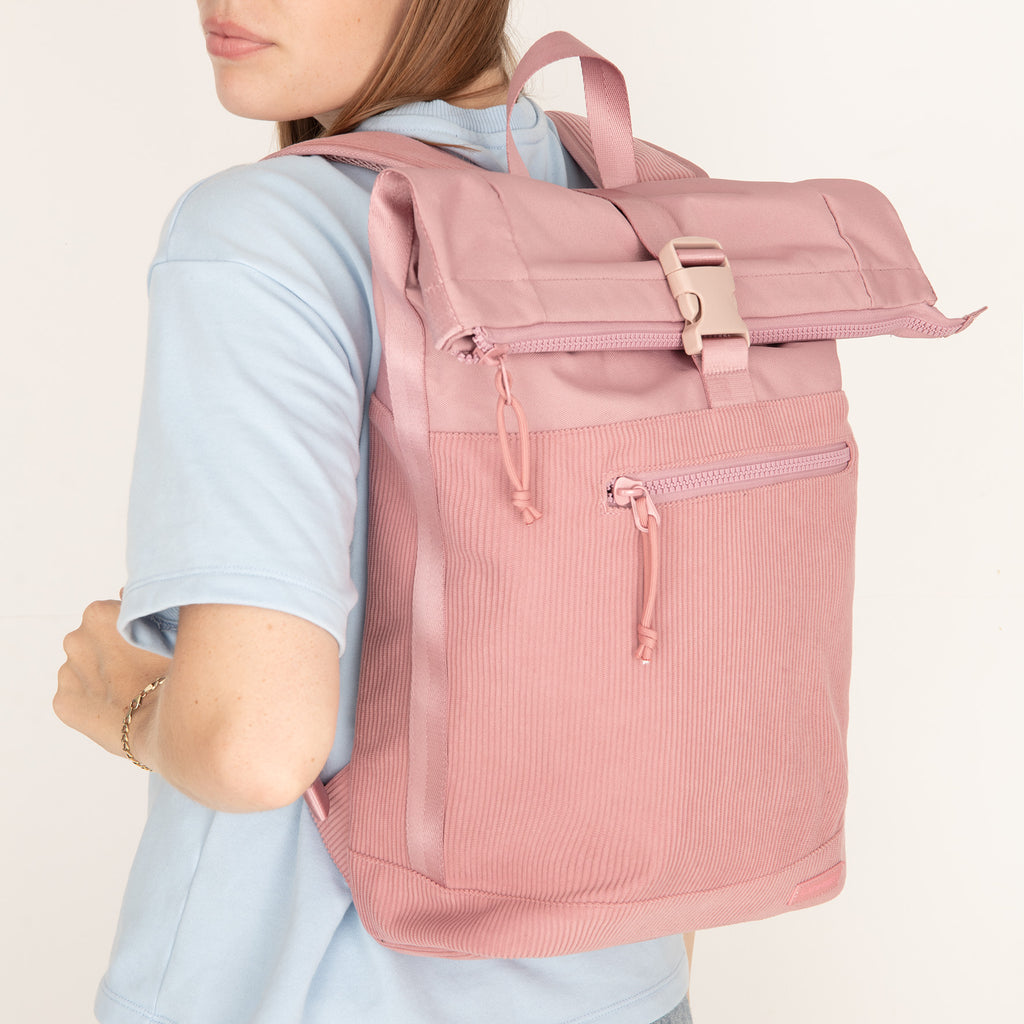 Ribbi New York Rolltop Backpack old pink