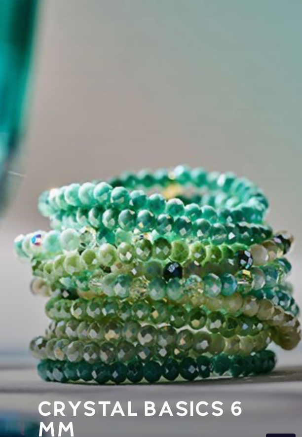 Bracelet Crystal Basic 6 mm