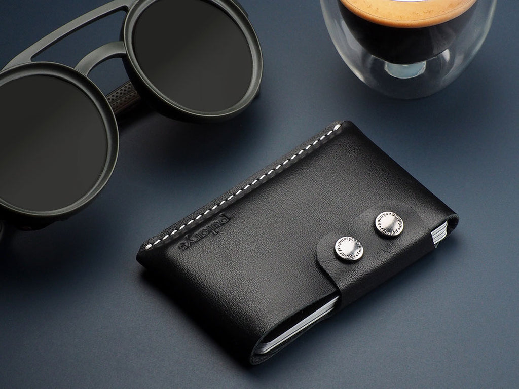 Credit Card Case Hobby Forest Green Italian Leather